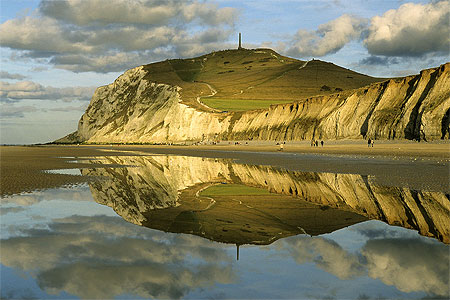 Effet de miroir sur le cap Blanc-Nez