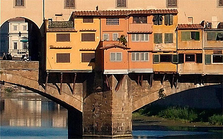 Rencontre sur le Ponte Vecchio