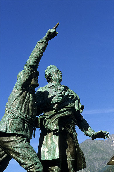 Saussure et Balmat, Chamonix