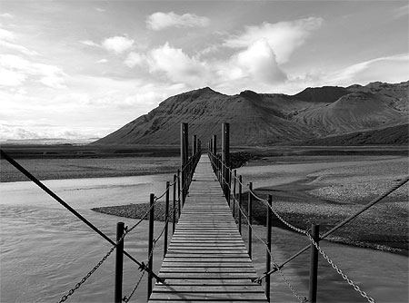 Iceland bridge