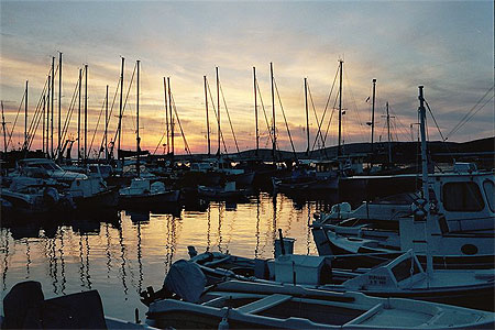 Soir sur la marina