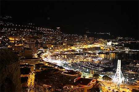 Monaco, du haut
