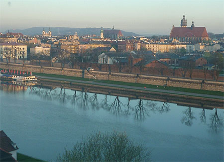 Vistule, view from Qubus hotel