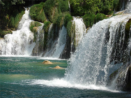Chutes d'eau parc de Krka