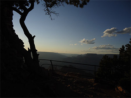 Grand Canyon Coucher de soleil de Desert view