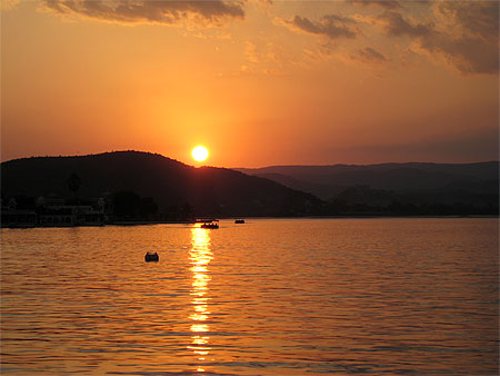 Sunset point Udaipur