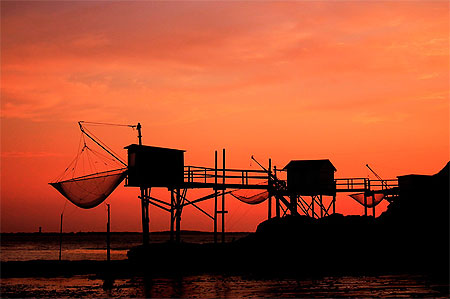 Carrelets de Meschers-sur-Gironde