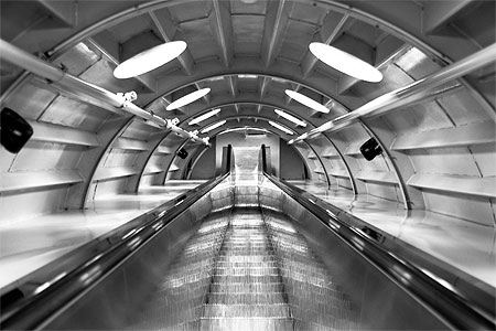 Bruxelles - Atomium - Escalator