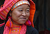 Une jeune femme en couleur