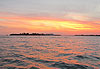 Coucher de soleil sur San Servolo