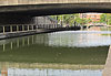 Le Canal du midi à Toulouse, écluse des Minimes.