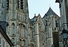 Rue et cathédrale de Bourges
