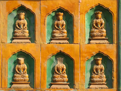 Fresque de Buddha au Summer Palace
