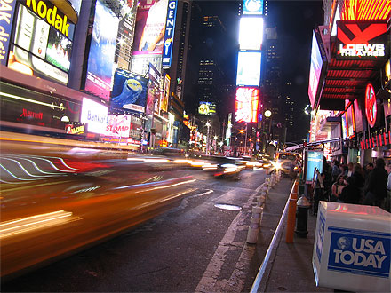 Time Square by night