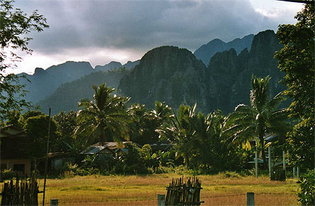 Campagne autour de Vang Vieng