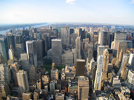 Vue du haut de l'Empire State Building