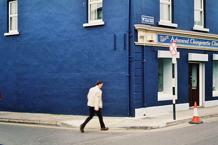 Dans le centre-ville de Galway