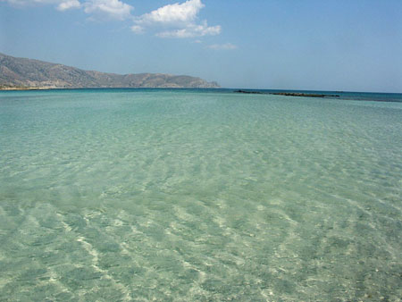 La mer � Elafonissi
