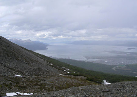 Ushuaia et le canal de Beagle