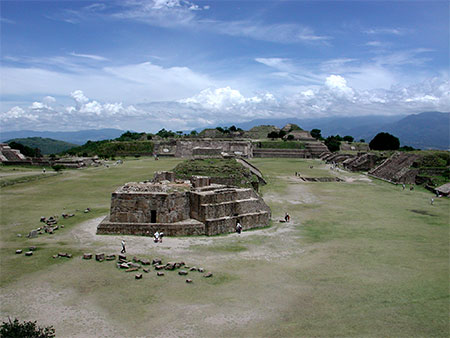 Monte Alban : Vue g�n�rale