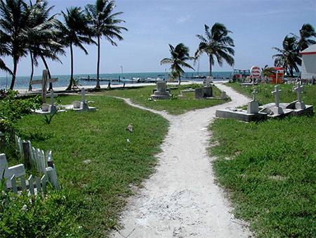 Cimeti�re de Caye Caulker