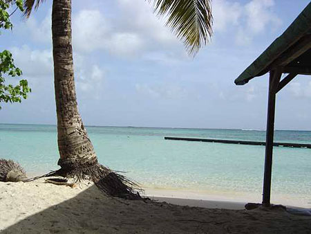 Plage de l'�let Caret