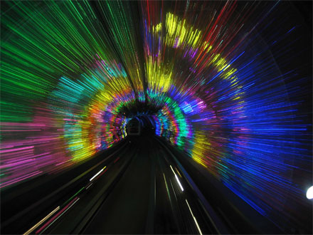 Bund sightseeing tunnel