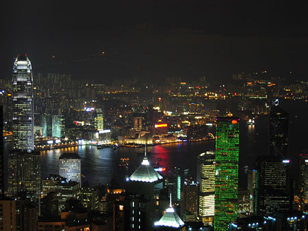 Kowloon depuis Victoria Peak