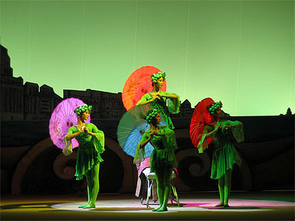 Spectacle d'acrobates chinois