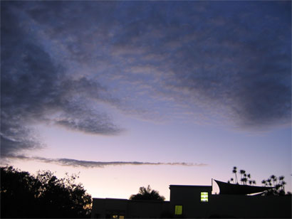 Coucher de soleil arty
