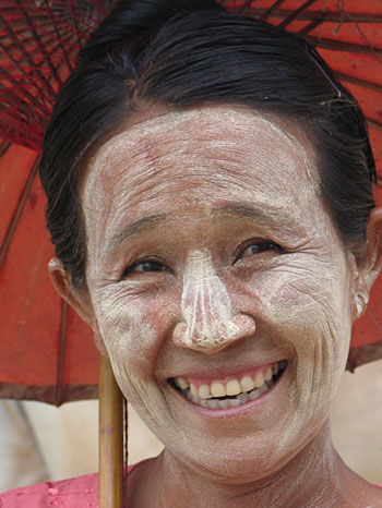 Femme � l'ombrelle