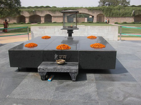 Raj Ghat mausol�e Gandhi