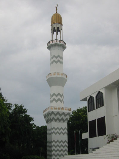 Minaret de la mosqu�e de Mal�