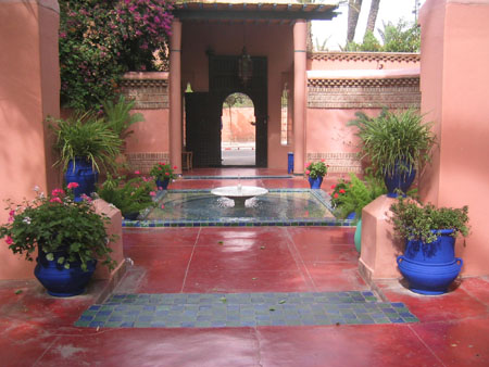 Entr�e du jardin de Majorelle