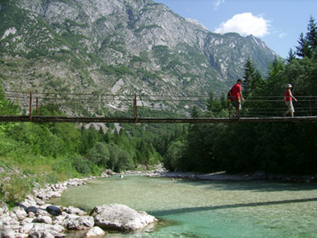 La rivi�re Soča � Soča (le village)