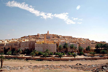 Ksar de Bou Noura dans la vall�e du Mzab
