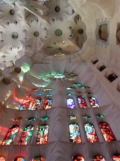 Int�rieur de La Sagrada Familia