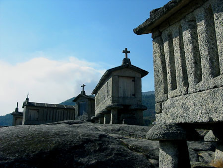 Espigueiros au village de Soajo