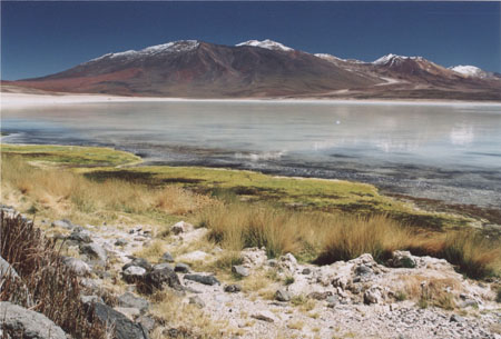 Lagune dans les Andes boliviennes