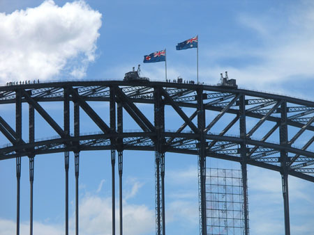 Bridge climbing !