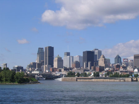 Montr�al vue du parc Jean Drapeau