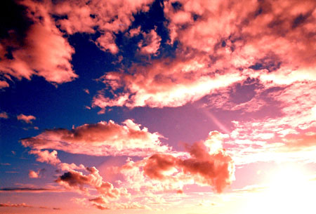 Coucher de soleil aux Moreton Islands