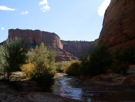Chelly Canyon proche de Chinle