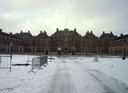 Paleis Het Loo sous la neige