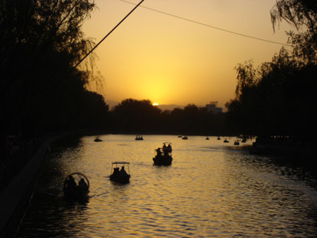 Coucher de soleil sur Hou Hai