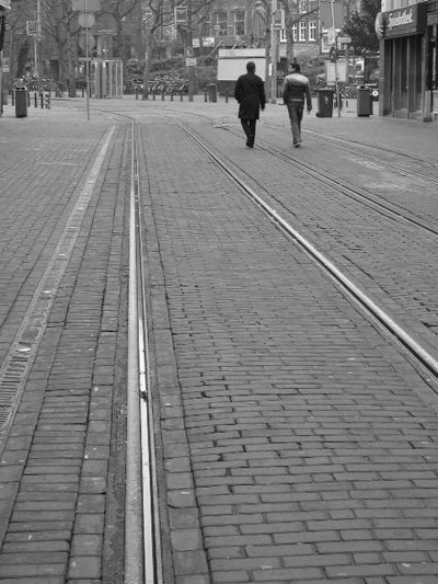 Marche sur les rails