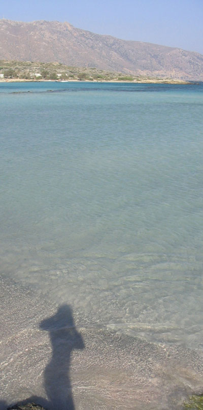 Le lagon d'Elafonissi