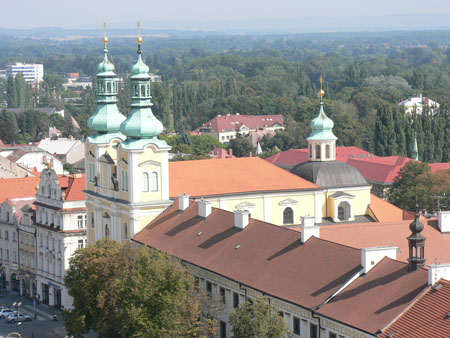 Eglise Baroque de Hradec Kralov�