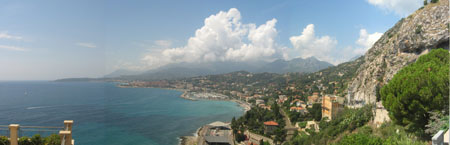 Menton en panoramique