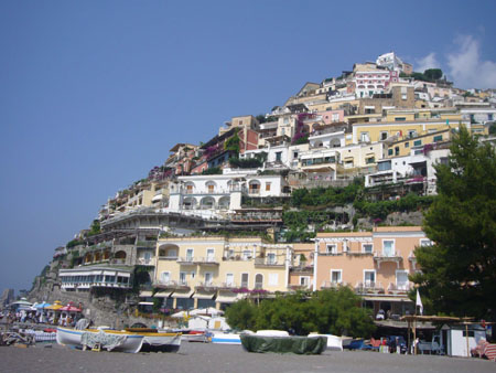 Positano d'en bas